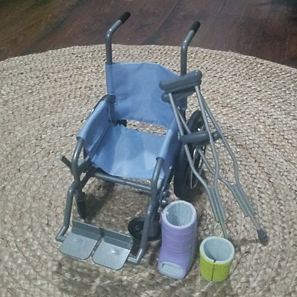American Girl 18" Doll Wheelchair set